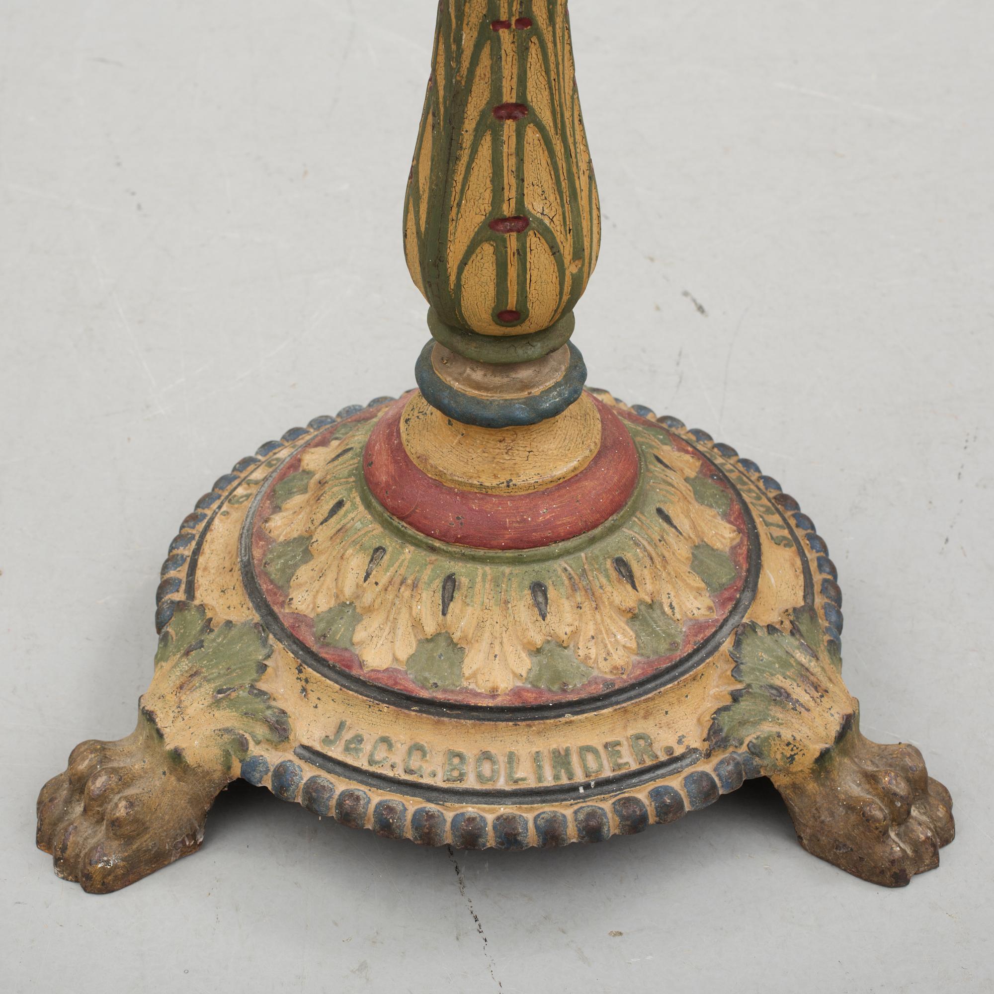 TRÄDGÅRDSBORD, gjutjärn, J & C.G. Bolinder, 1900-tal.