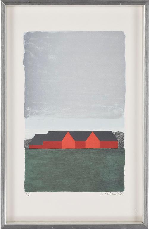 PHILIP VON SCHANTZ, färglitografi, signerad och numrerad 25/35.