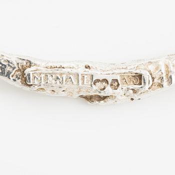 Theresia Hvorslev, neck ring, collar, silver.