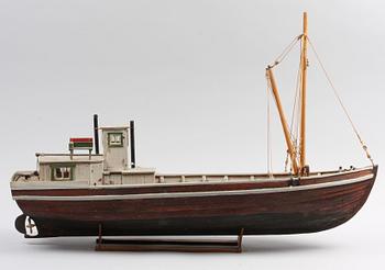 BÅTMODELL. 1900-talets mitt.