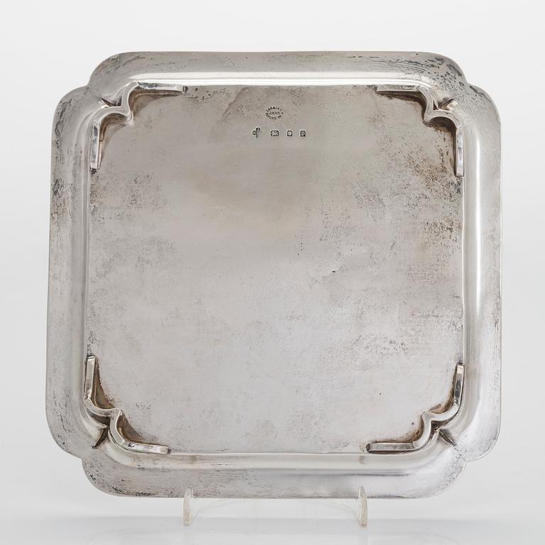 Salver, sterlingsilver, Jay, Richard Attenborough Co Ltd, London 1930.