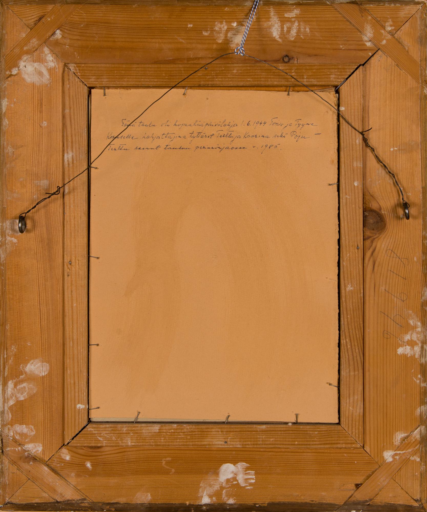 ADOLF BOCK, gouache, signed and dated 24.II. 1929.