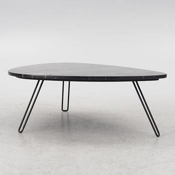 A contemporary coffee table.