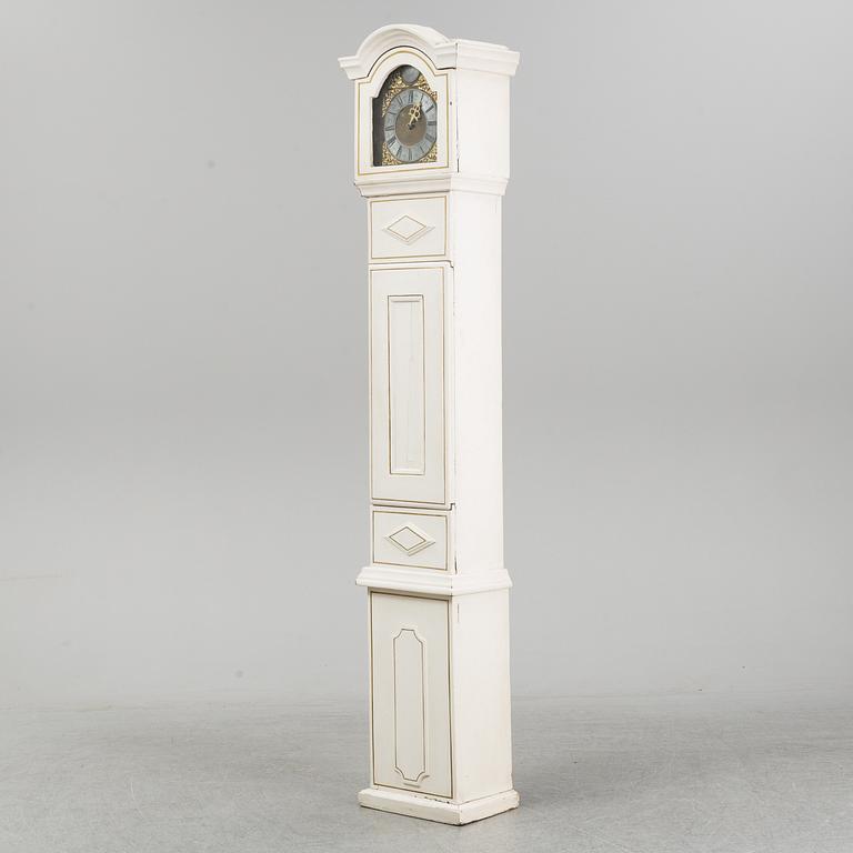 A first half of the 19th Century painted longcase clock.