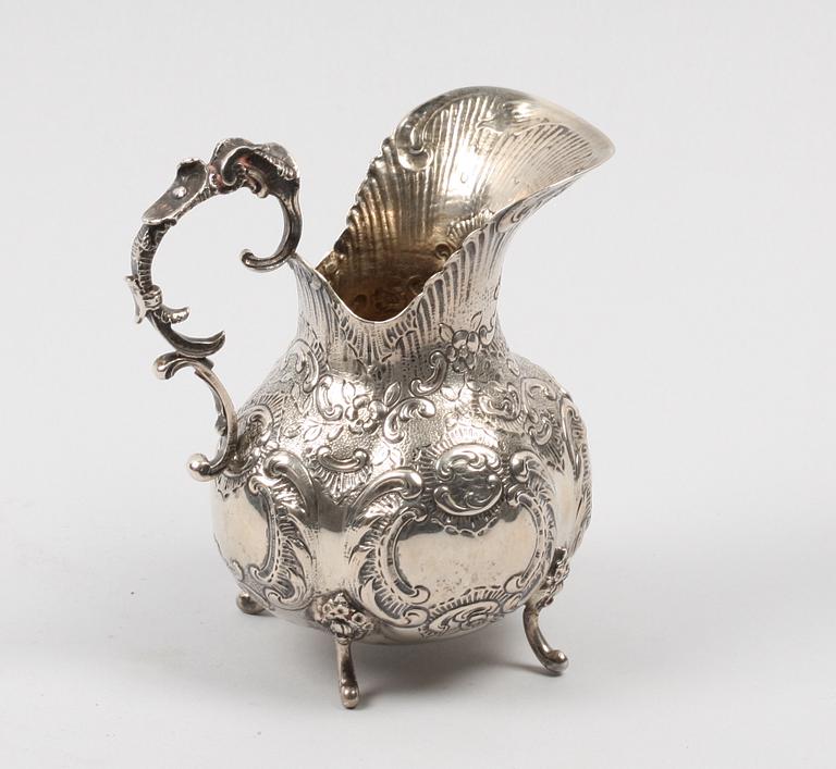GRÄDDKANNA, silver. Tyskland.