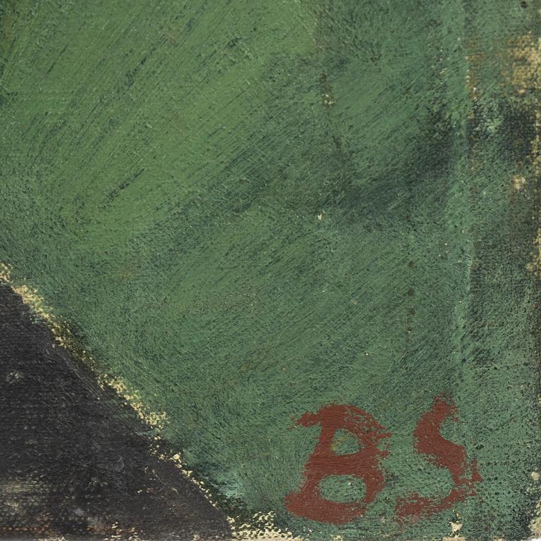 Birger Simonsson, oil on canvas, signed BS.