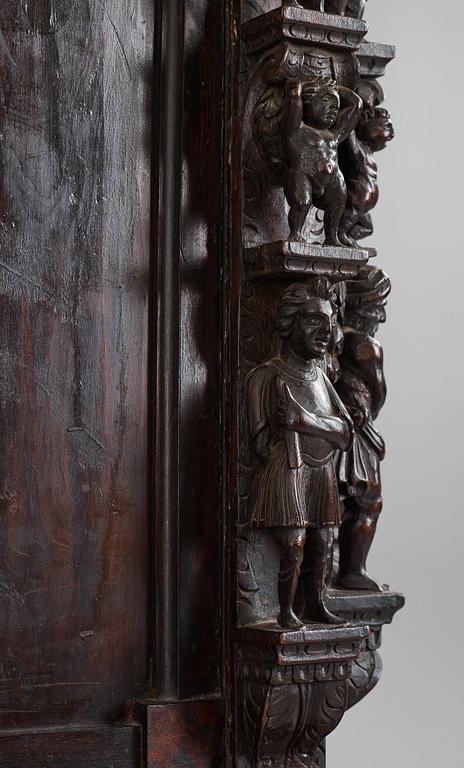 A Renaissance-style cupboard, 1800's, with older parts.