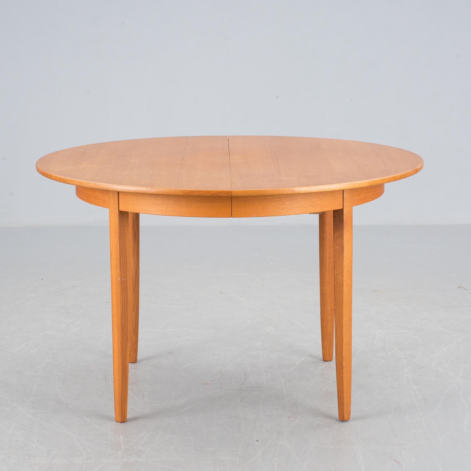 MATBORD SAMT FYRA STOLAR, "Calmare nyckel", Carl Malmsten.