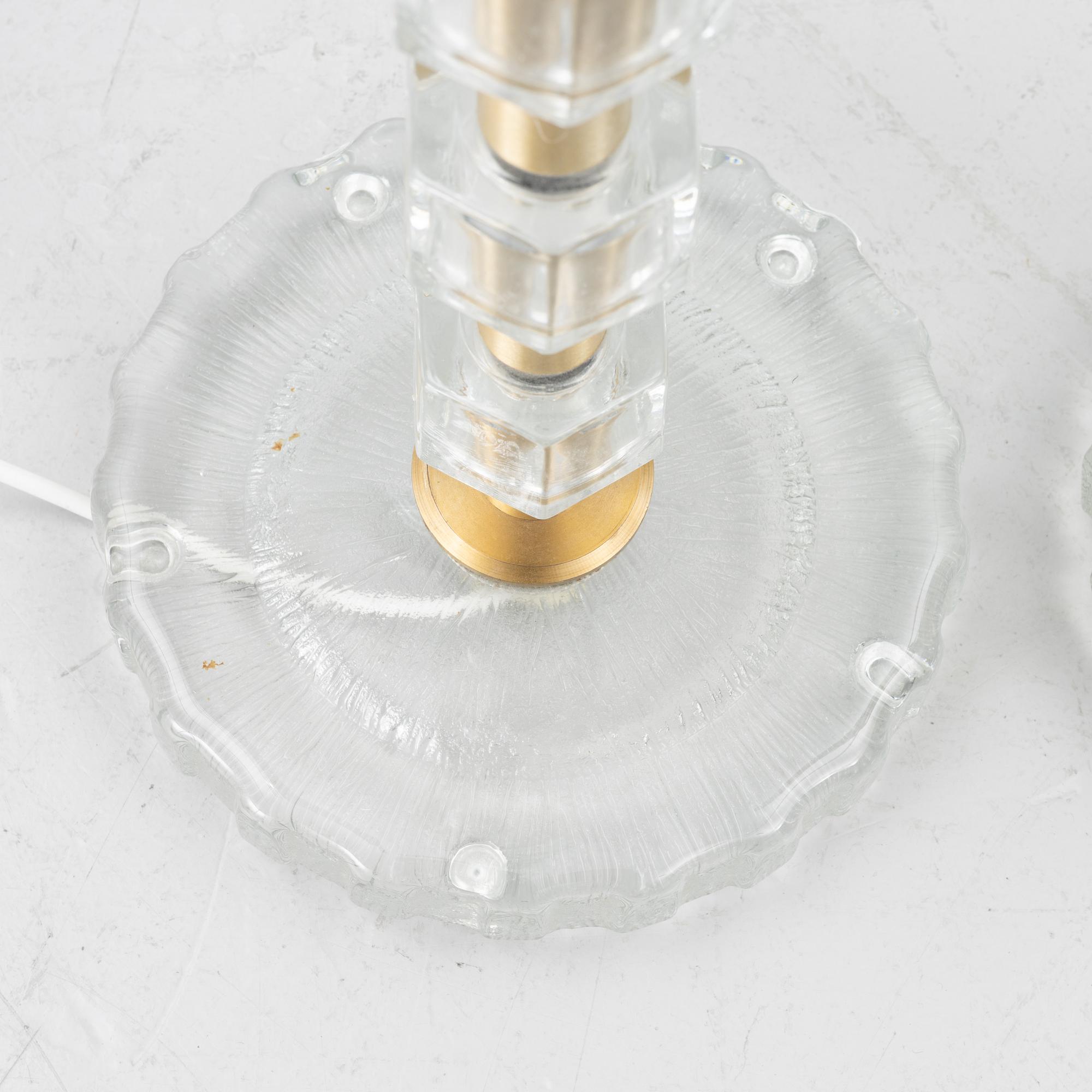 A pair of mode 531 floor lamps, Nybro Armaturfabrik, Sweden, 1960's.