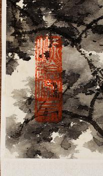 RULLMÅLNING, troligen Japan, 1900-tal.