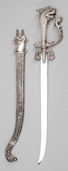 SABEL, silver, troligen Sri Lanka, 1900-tal.