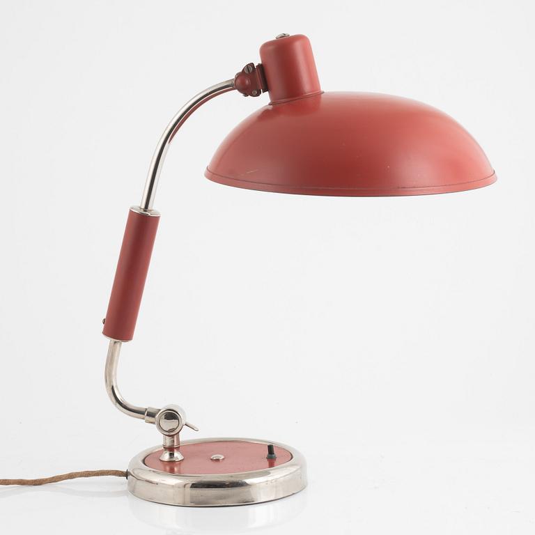 Christian Dell, a table lamp, model 6632, Kaiser Idell, 1930's.