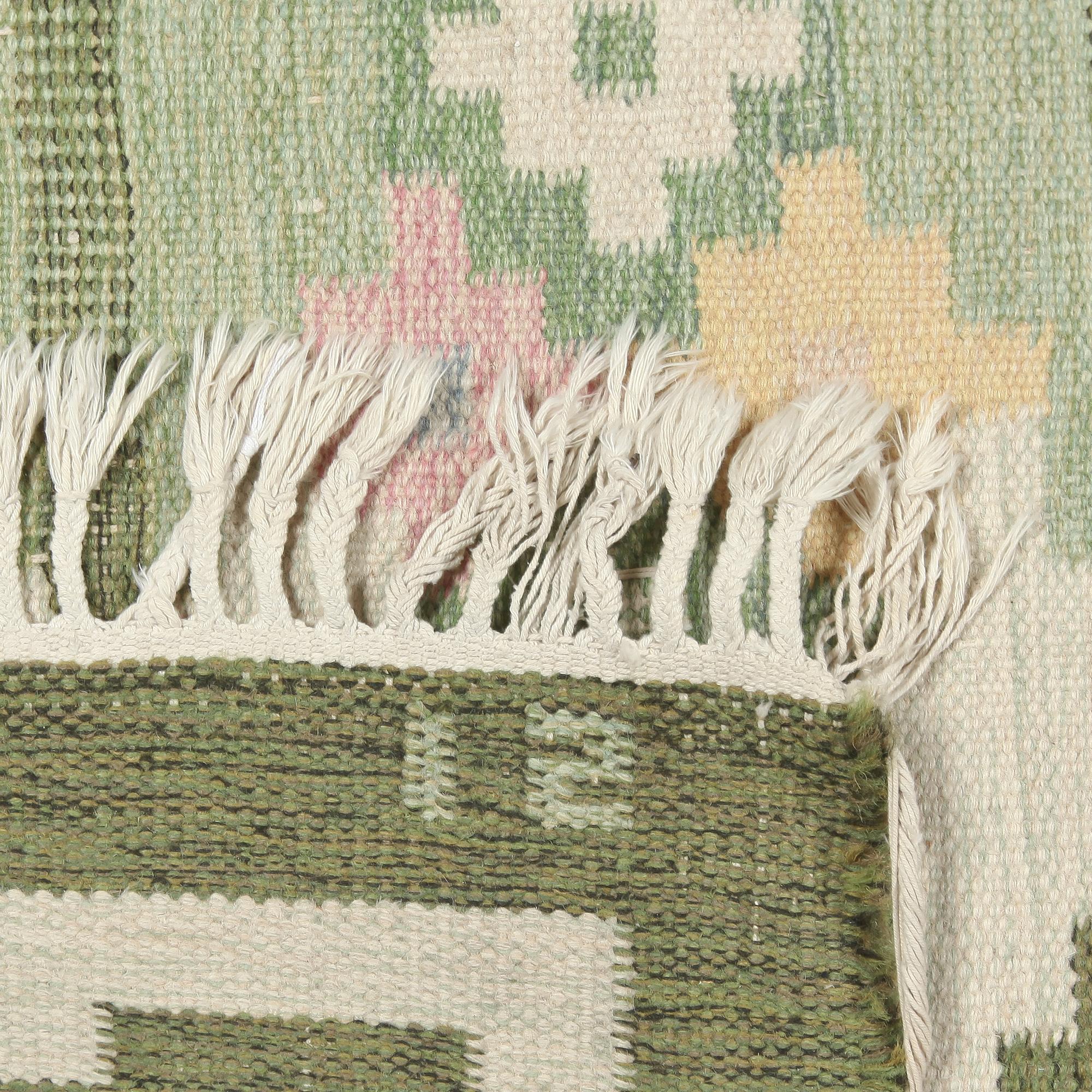MATTA, rölakan, Ingegerd Silow, monogramsignerad, 235 x 167 cm, 1900-talets andra hälft.