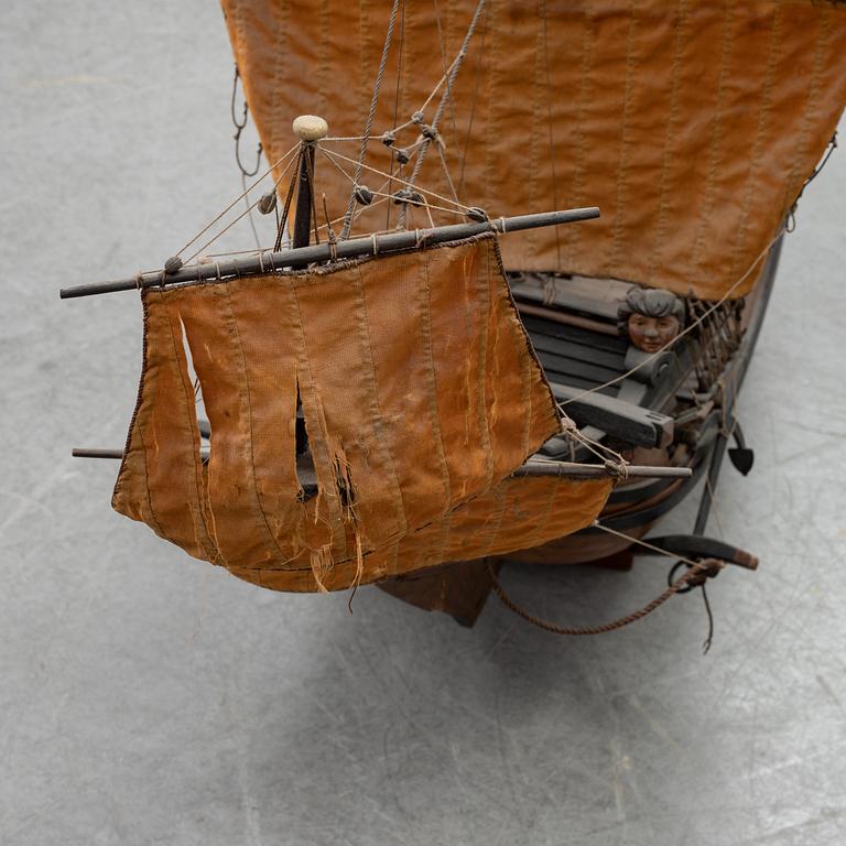 A modelship from the first half of the 20th century.