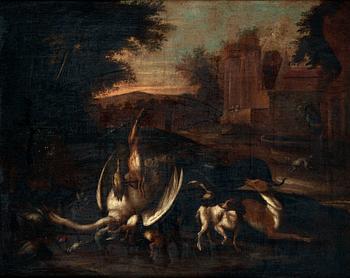 352. JAN WEENIX. Olja på uppfodrad duk.