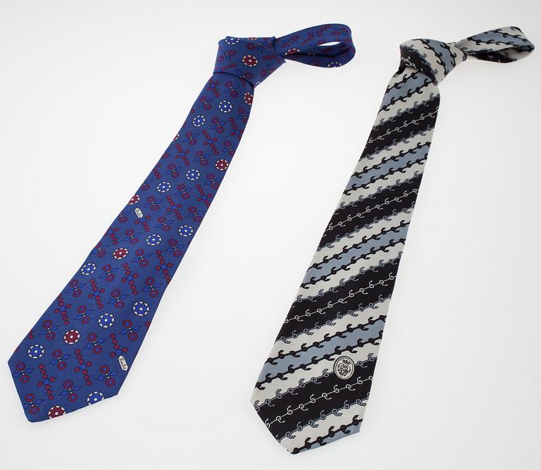 Two Emilio Pucci silk ties.