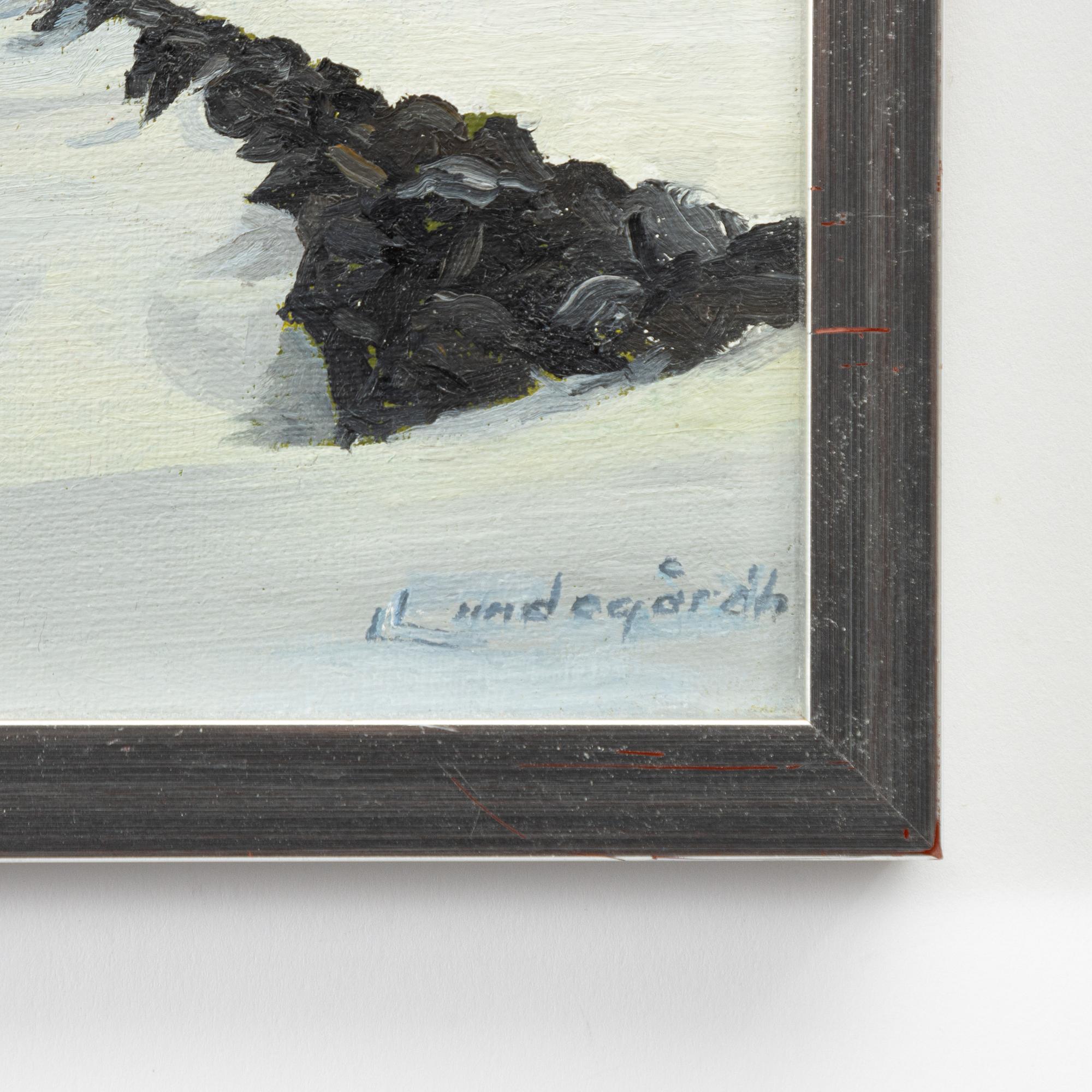 Lennart Lundegårdh, "Efter snöstormen mot Hålnäs, Öland".