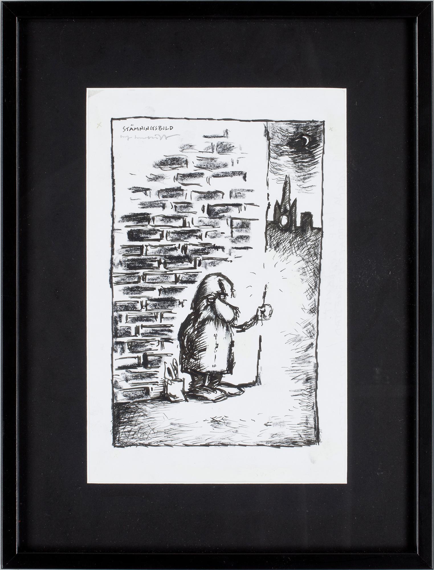 ULF LUNDKVIST, blandteknik. Sign.