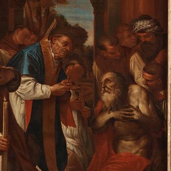 Domenico Zampieri (Il Domenichino) Hans art, Religiös figurscen.