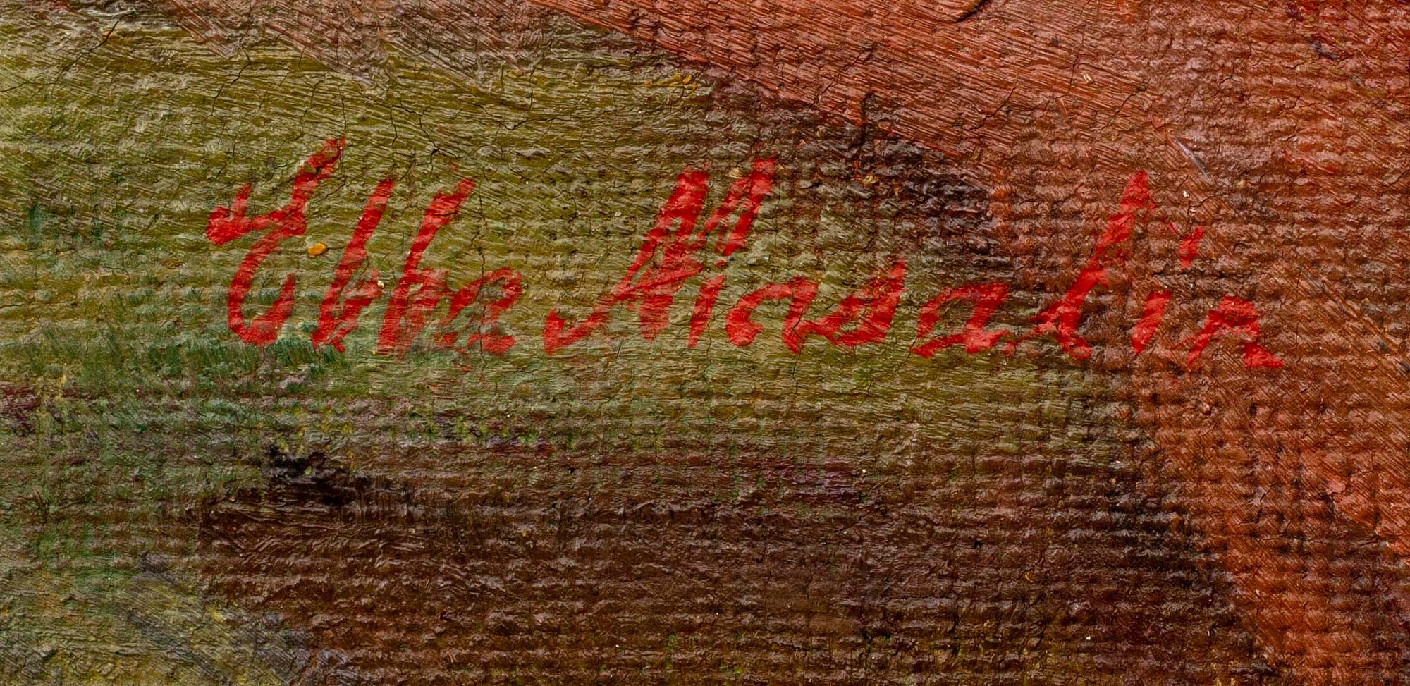 EBBA MASALIN (FINLAND), olja på duk, sign.