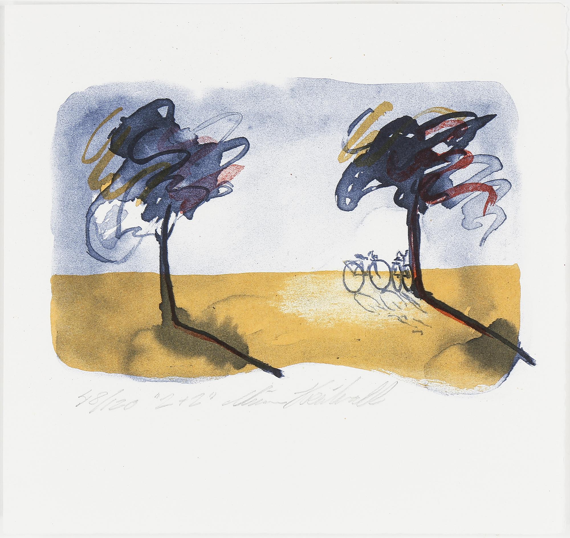 MÅNS HEIDVALL, färglitografier, 3 st, signerade och numrerade.