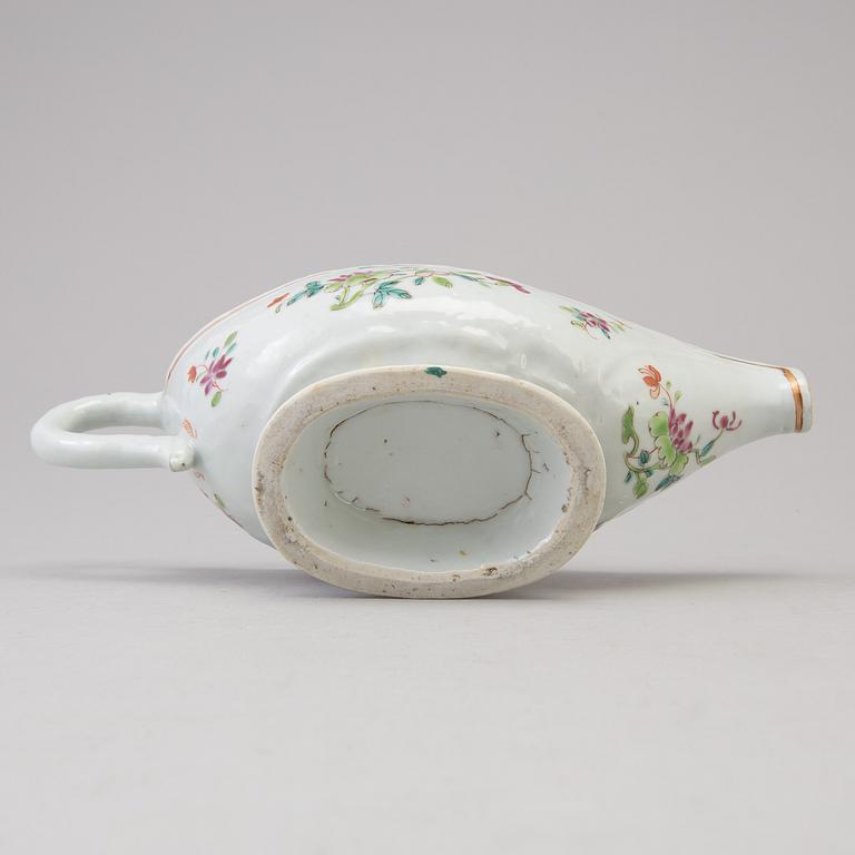 SÅSSNIPA, kompaniporslin. Qingdynastin, Qianlong (1736-95).