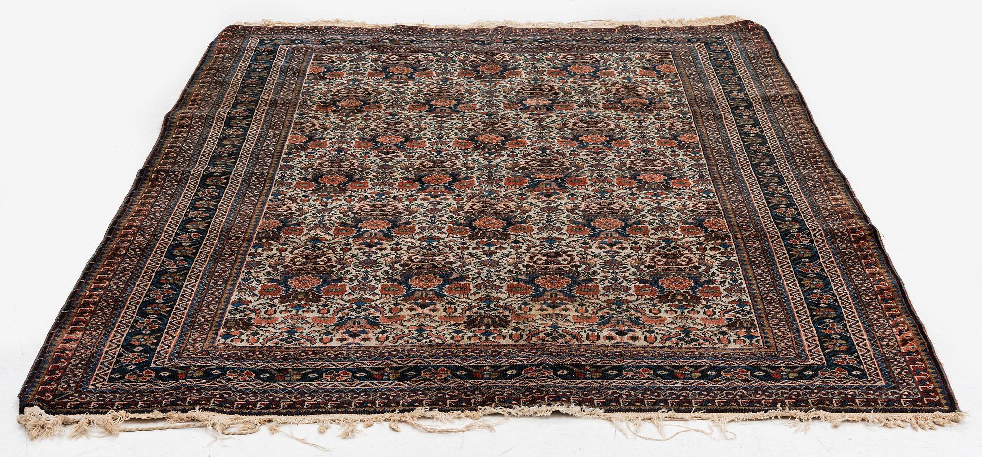 Matta, antik/semiantik Abadeh, västra Iran, ca 209 x 138 cm.