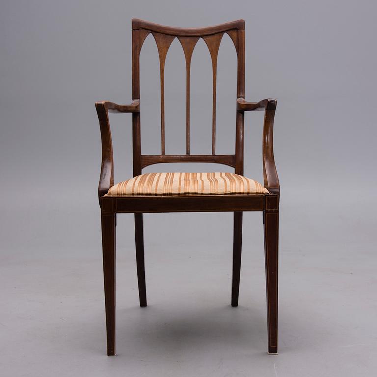 SKRIVBORD samt STOL, England 1800-talets slut.