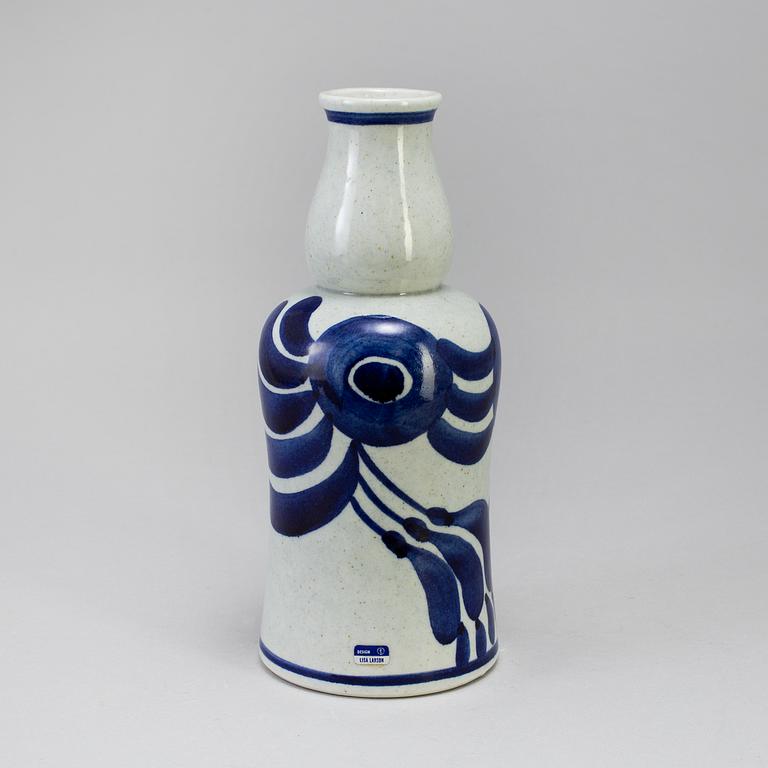 A stoneware vase by Lisa Larson for Gustavsberg from the "Karolin" series, produced 1964-1971.