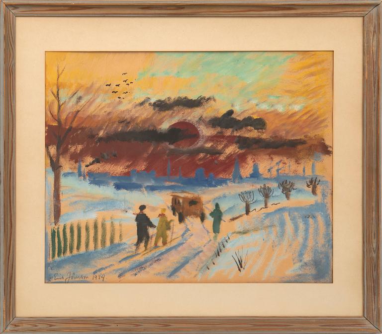 Erik Jönsson, Landscape motif, 1934.