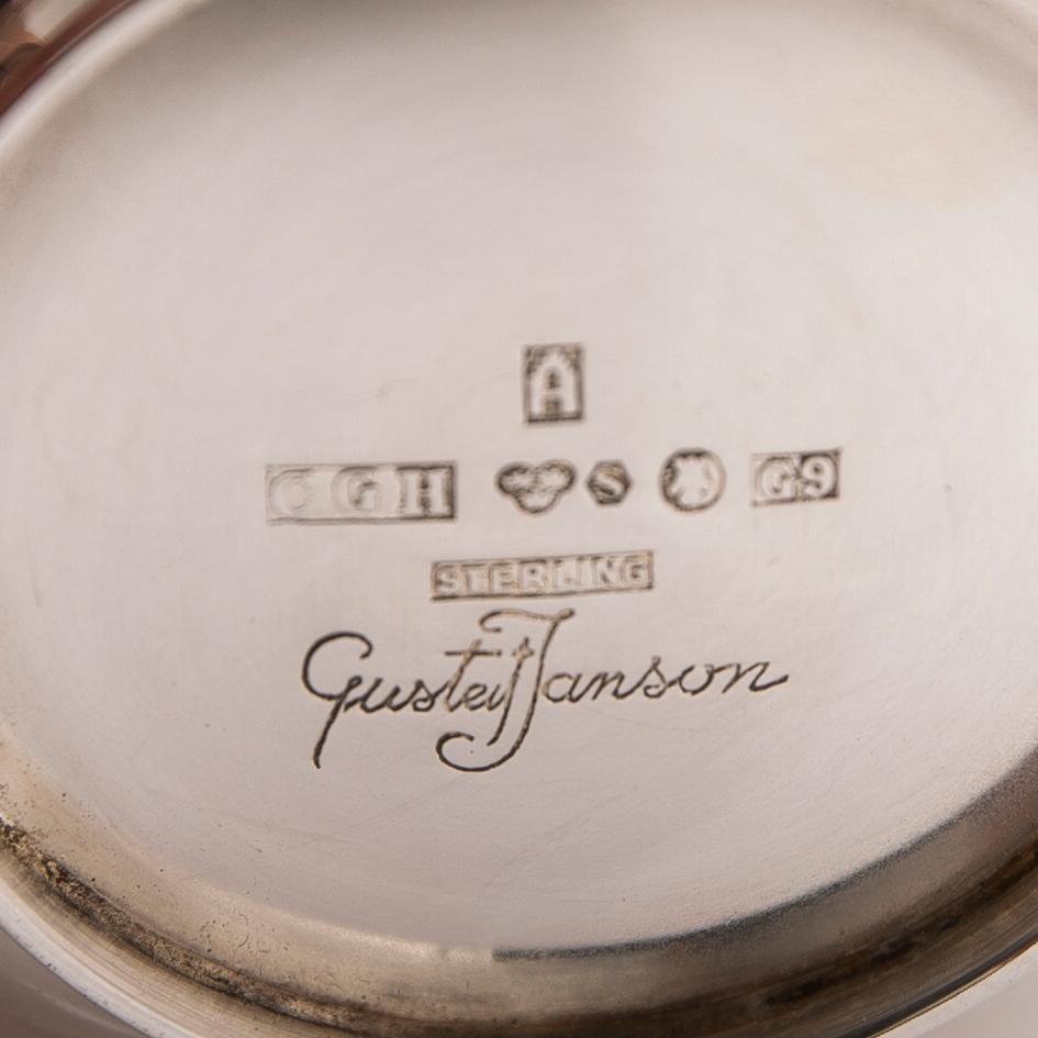 Gustaf Janson, 4 pieces, silver, C.G. Hallberg, 1956-1957, Stockholm.
