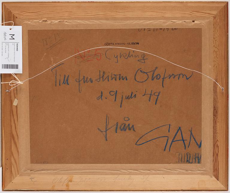 Gösta Adrian-Nilsson, "Cykling".