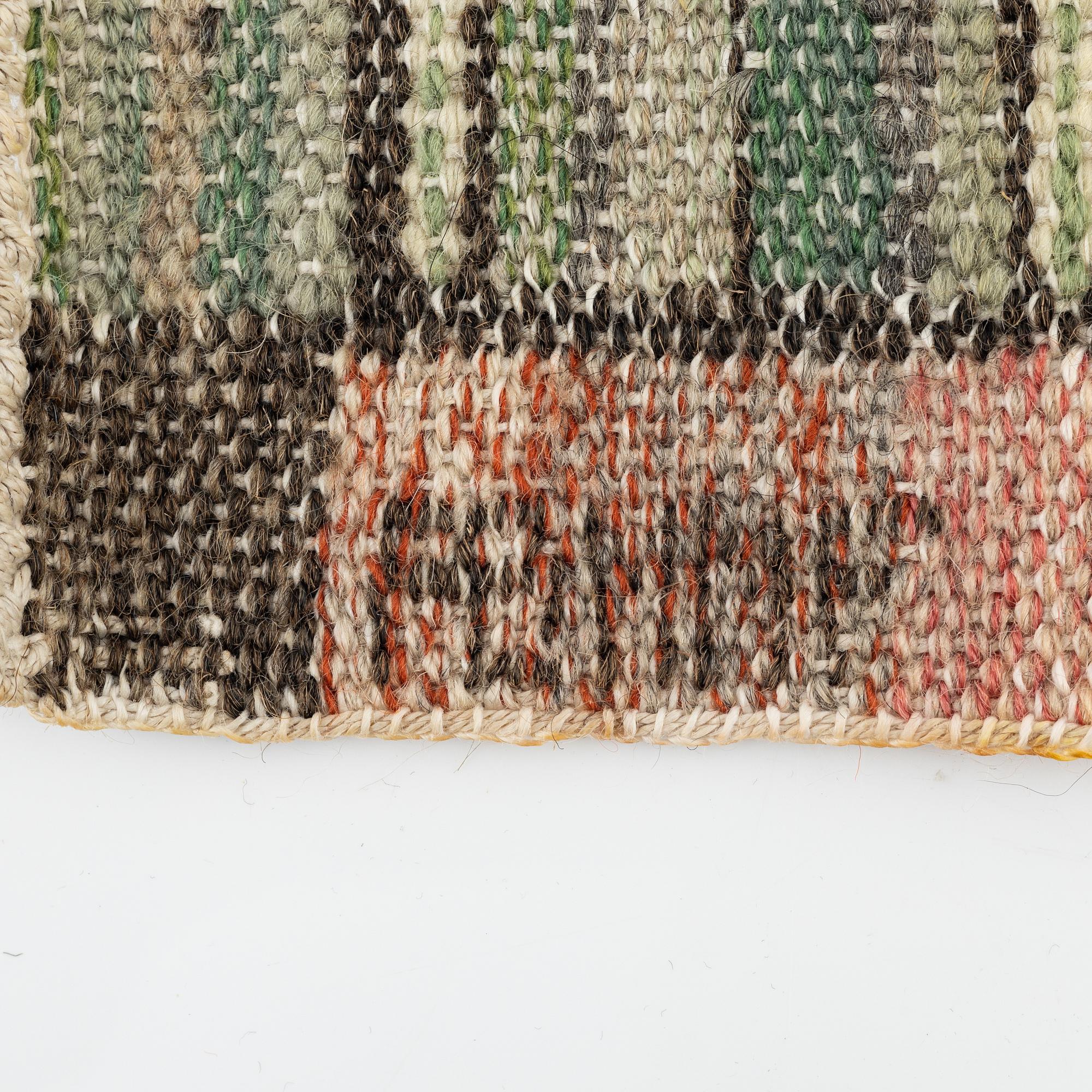 Märta Måås-Fjetterström, a textile, "Crocus", flat weave, AB MMF.