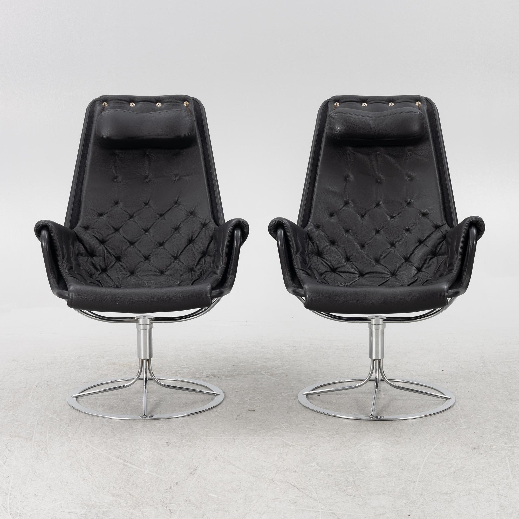 Bruno Mathsson, a pair of 'Jetson' armchairs, Dux.