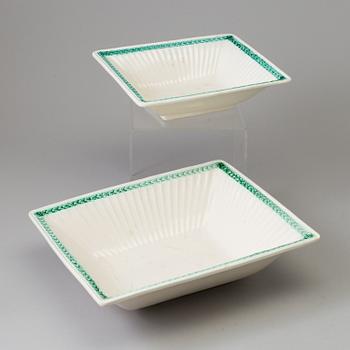 A creamware Rörstrand Empire part dinner service (50 pieces).