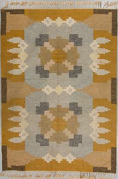 MATTA, rölakan, monogramsignerad IS, Ingegerd Silow, 1900-talets andra hälft, ca 277 x 198 cm.