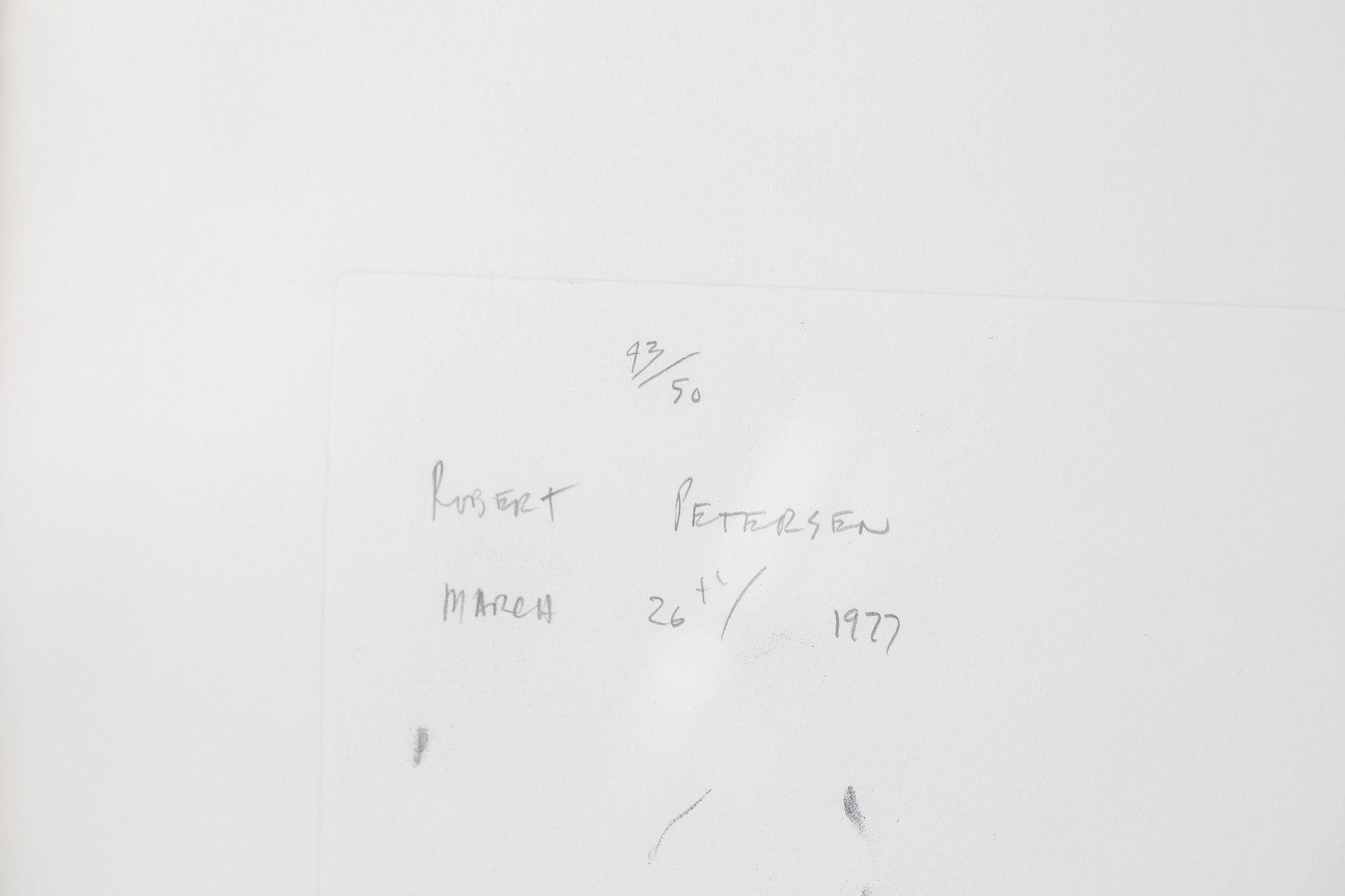 Robert Petersen, Untitled, 1977.