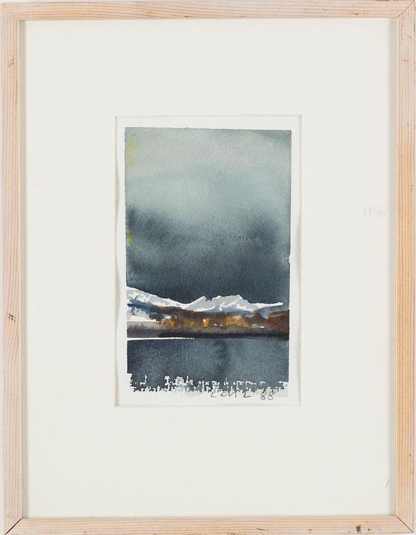 LARS LERIN, watercolour, signed Lars L and dated 88.