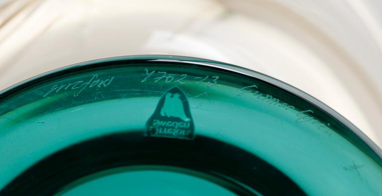 VAS, glas, Gunnar Cyrén, Orrefors, signerad.