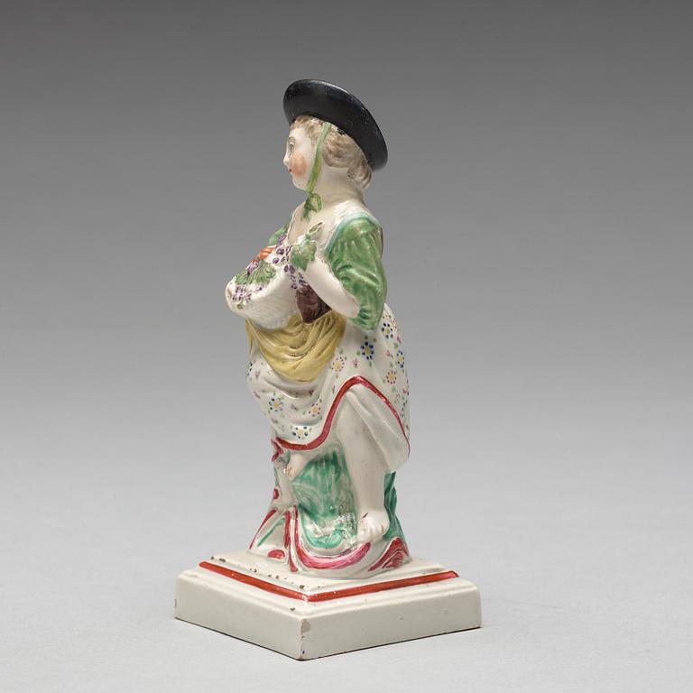 FIGURIN, flintgods. England, omkring 1800.
