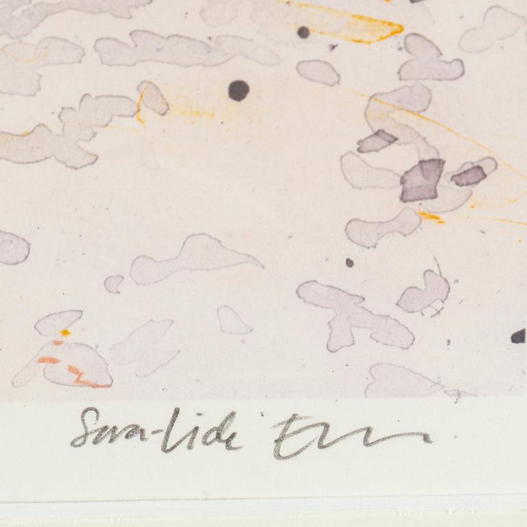 SARA-VIDE ERICSON, colour lithograpg, signed and numbered 118/120.