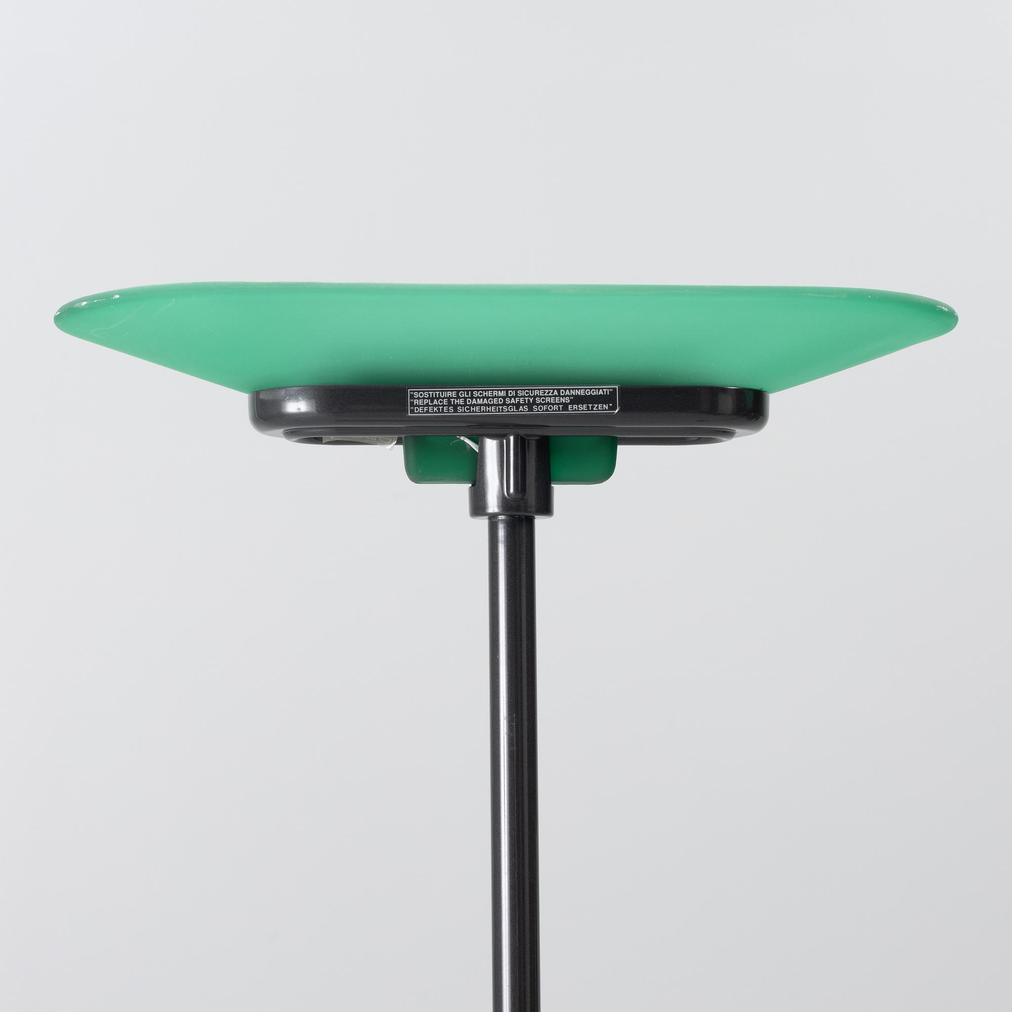 Perry King, Santiago Miranda & Gianluigi Arnald, a pair of floor lamps,, "Jill", Arteluce, Italy.