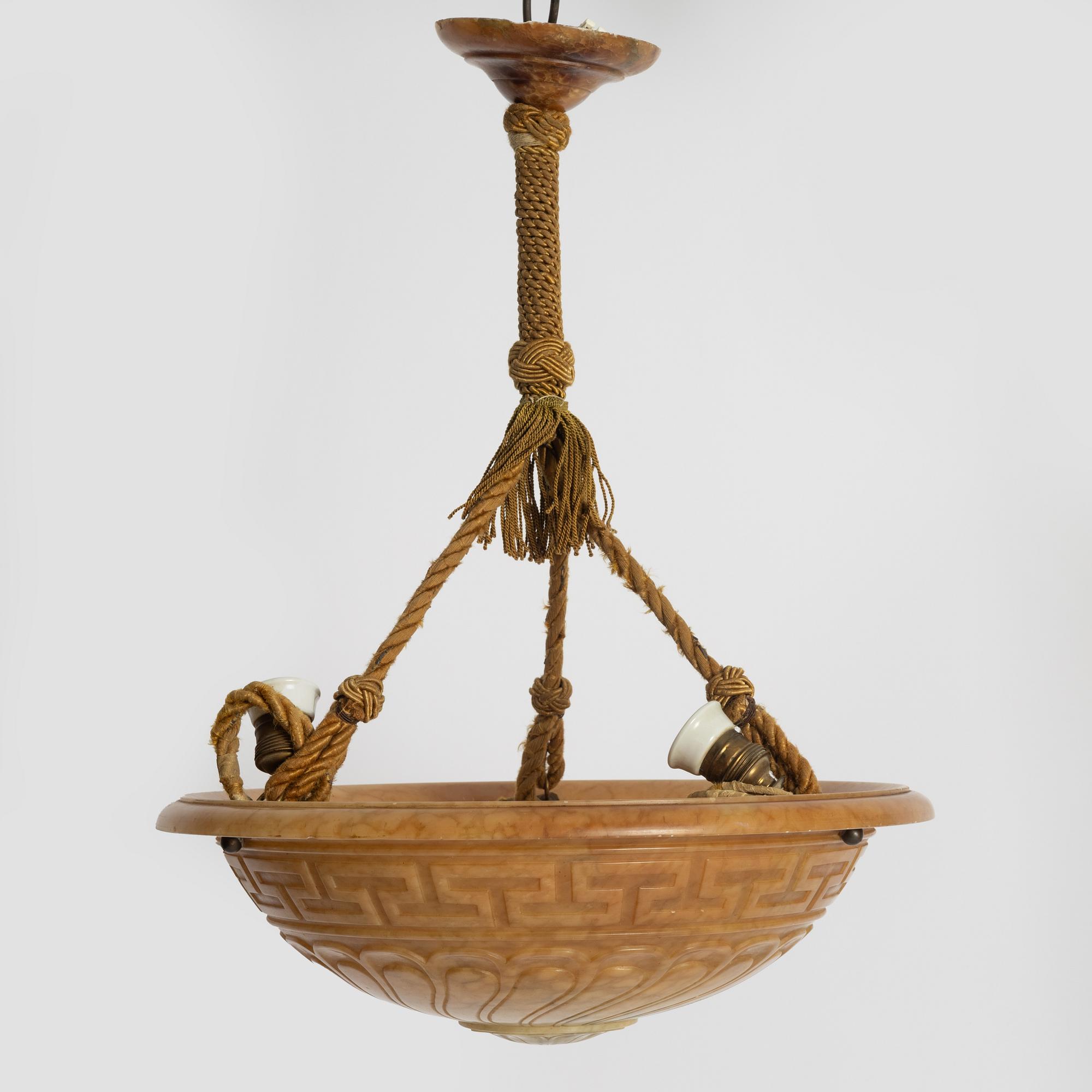 A ceiling pendant, 1920s.