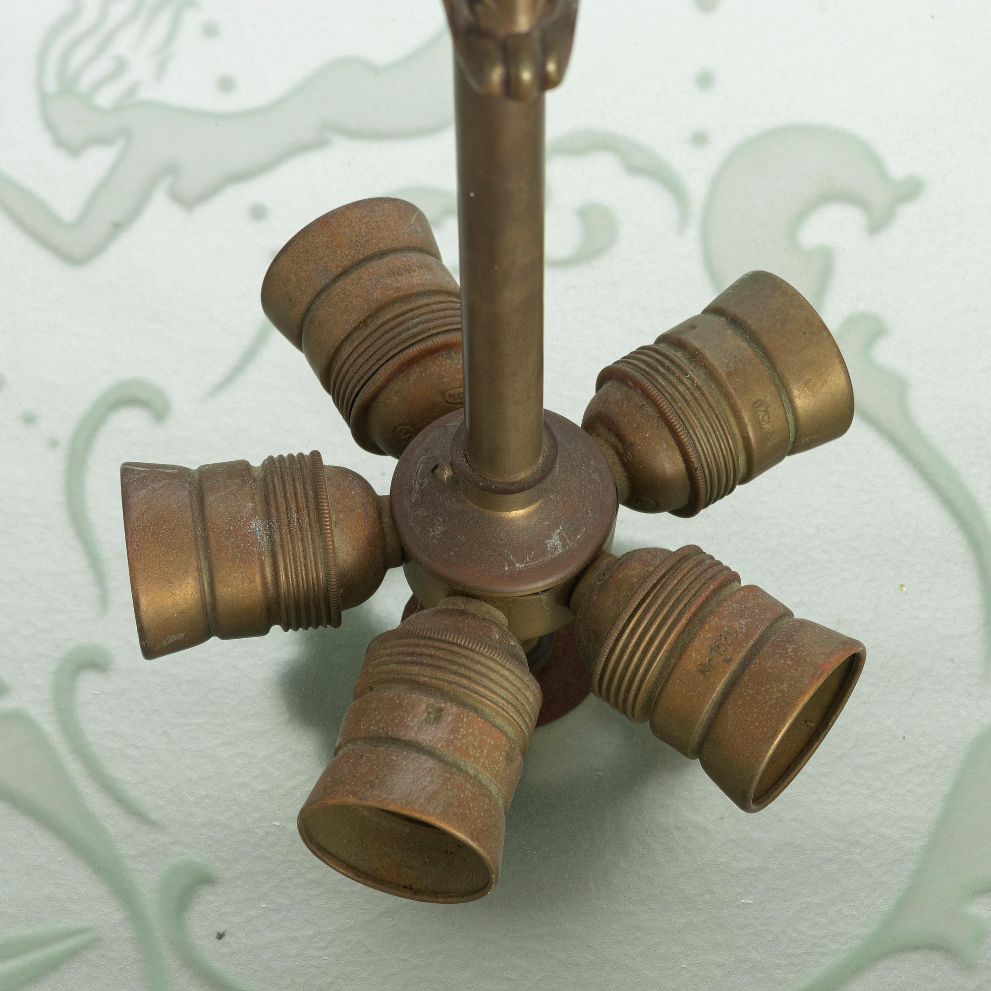 Ceiling lamp, first half of the 20th century.