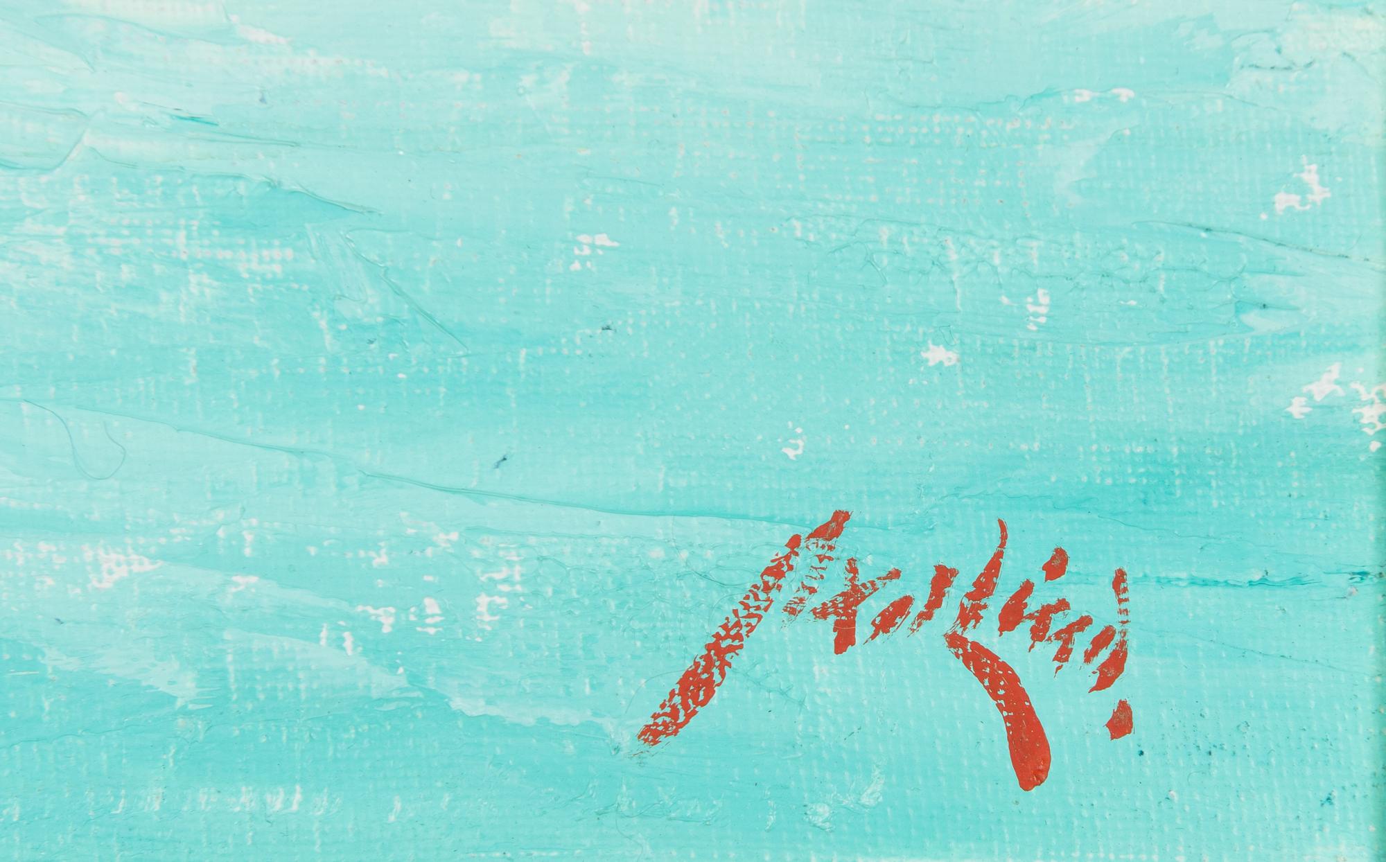 Axel Lind, Turquoise Sea.