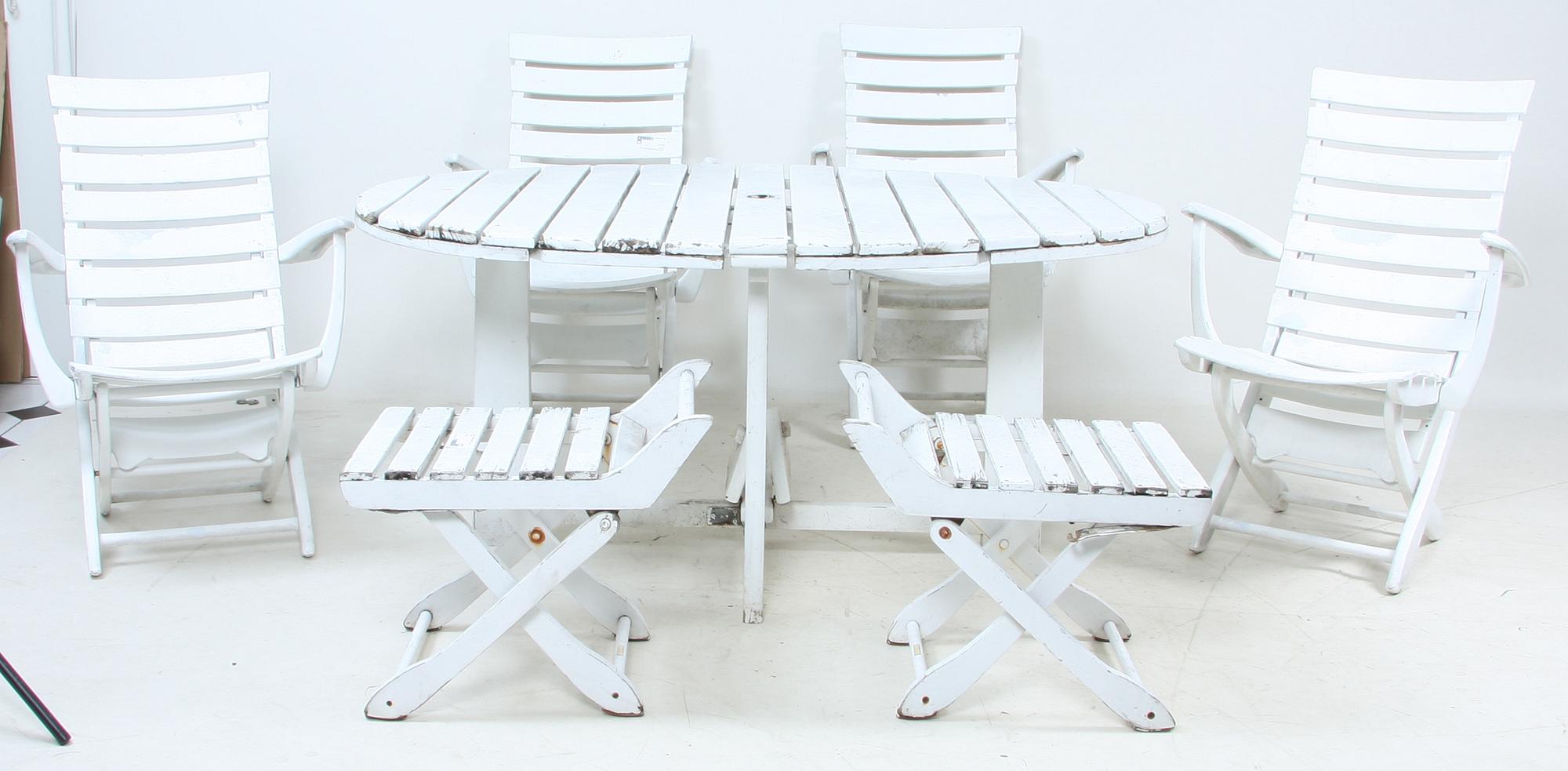 TRÄDGÅRDSMÖBLER, 7 delar, Triconfort.