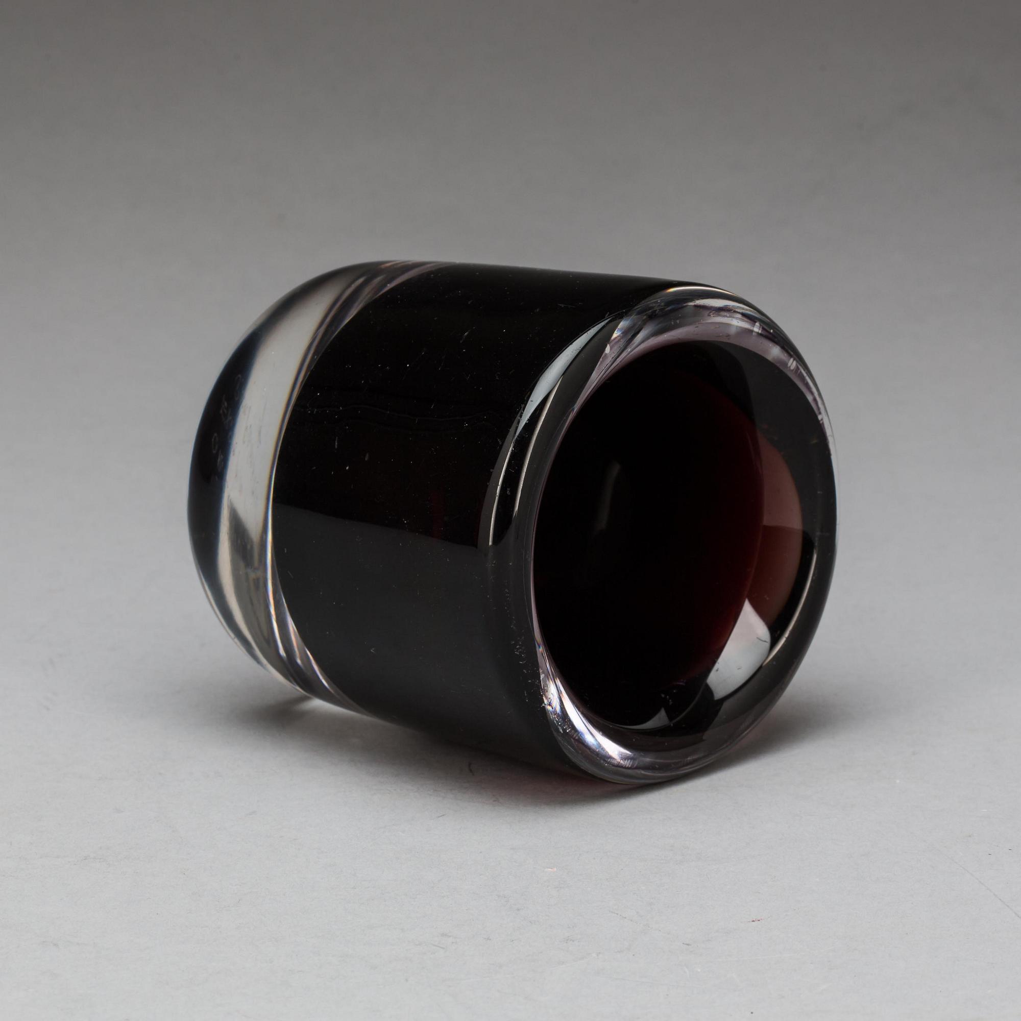 VAS, glas, Sven Palmqvist. Signerad Expo pu 185-60.