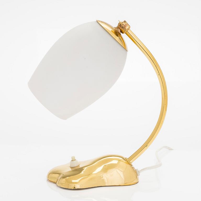 A mid 20th- century table light for Valinte, Finland.