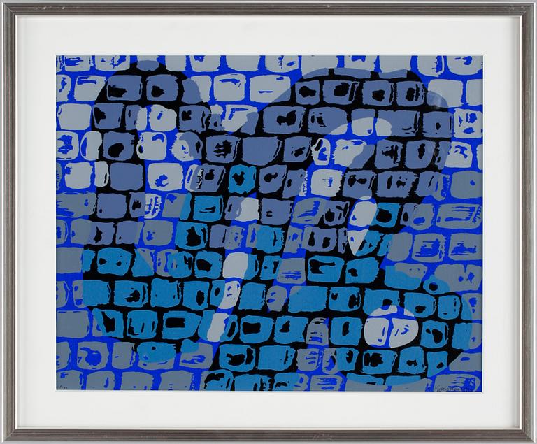 KJELL ANDERSSON, färgserigrafi. Sign och numr 9/100.