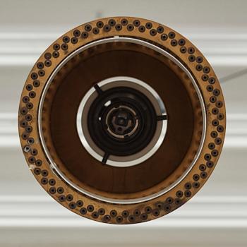 Alvar Aalto, a pair of ceiling lamps, model "A 111", Valaistustyö, Finland, 1950s.